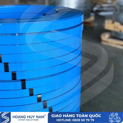 Dây đai thép sơn tĩnh điện sky blue
