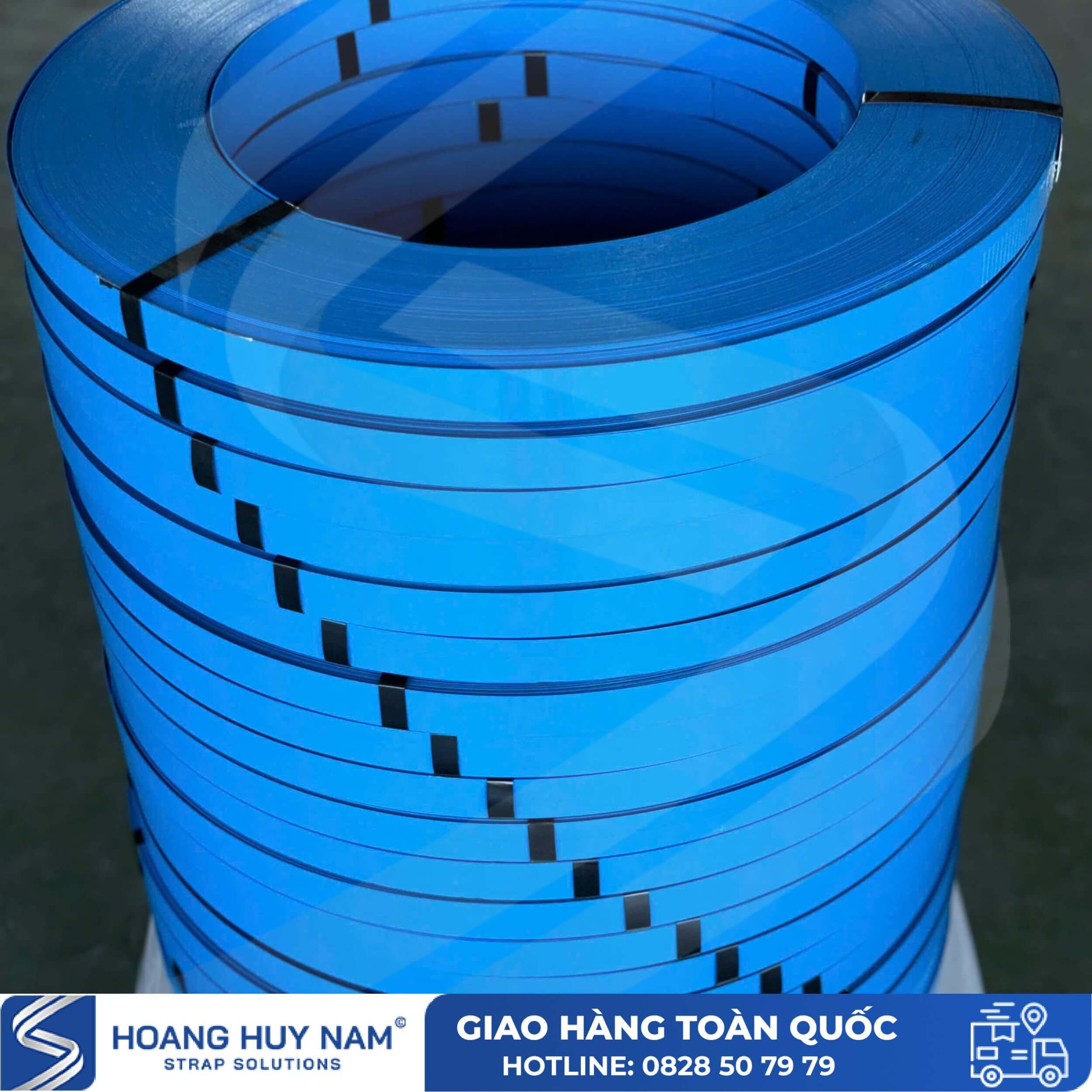 Dây đai thép sơn tĩnh điện sky blue