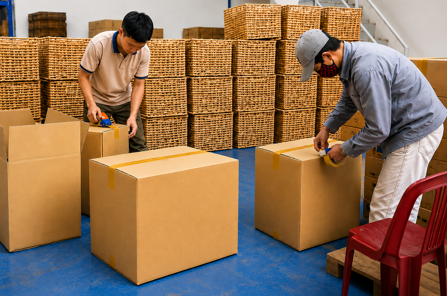 Một số dụng cụ đóng gói hàng thủ công mỹ nghệ cần có