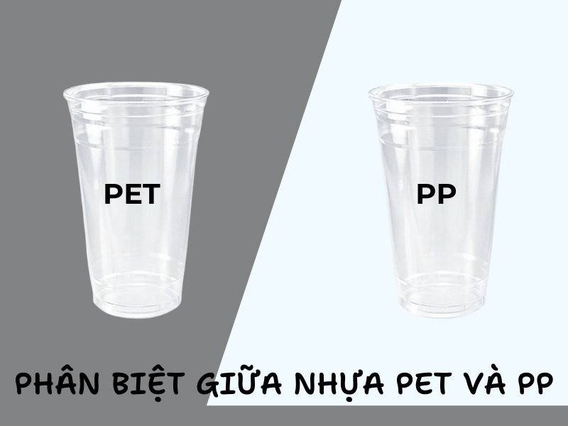 Phân biệt giữa nhựa PET và PP