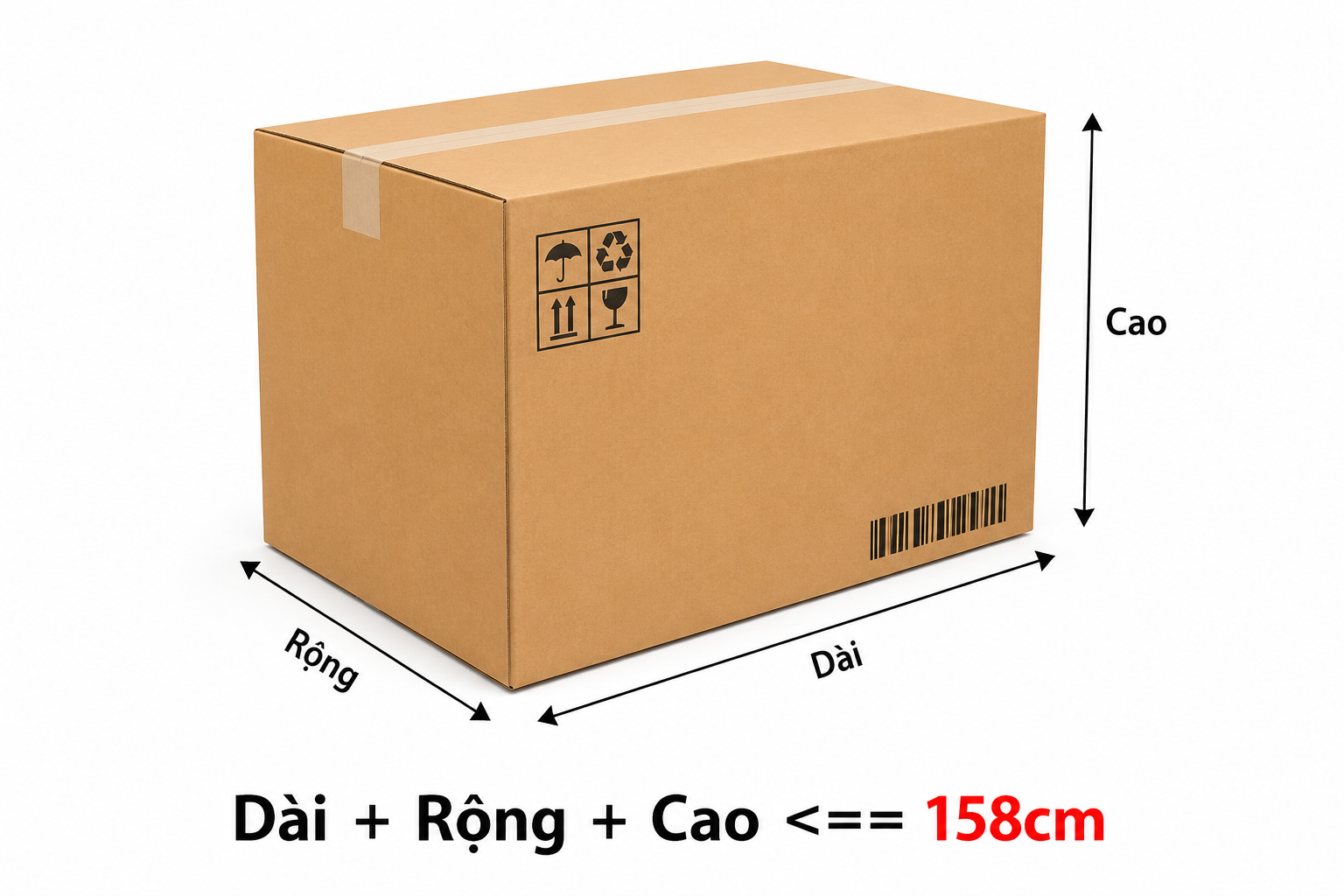 Quy định chung về kích thước và trọng lượng hành lý ký gửi