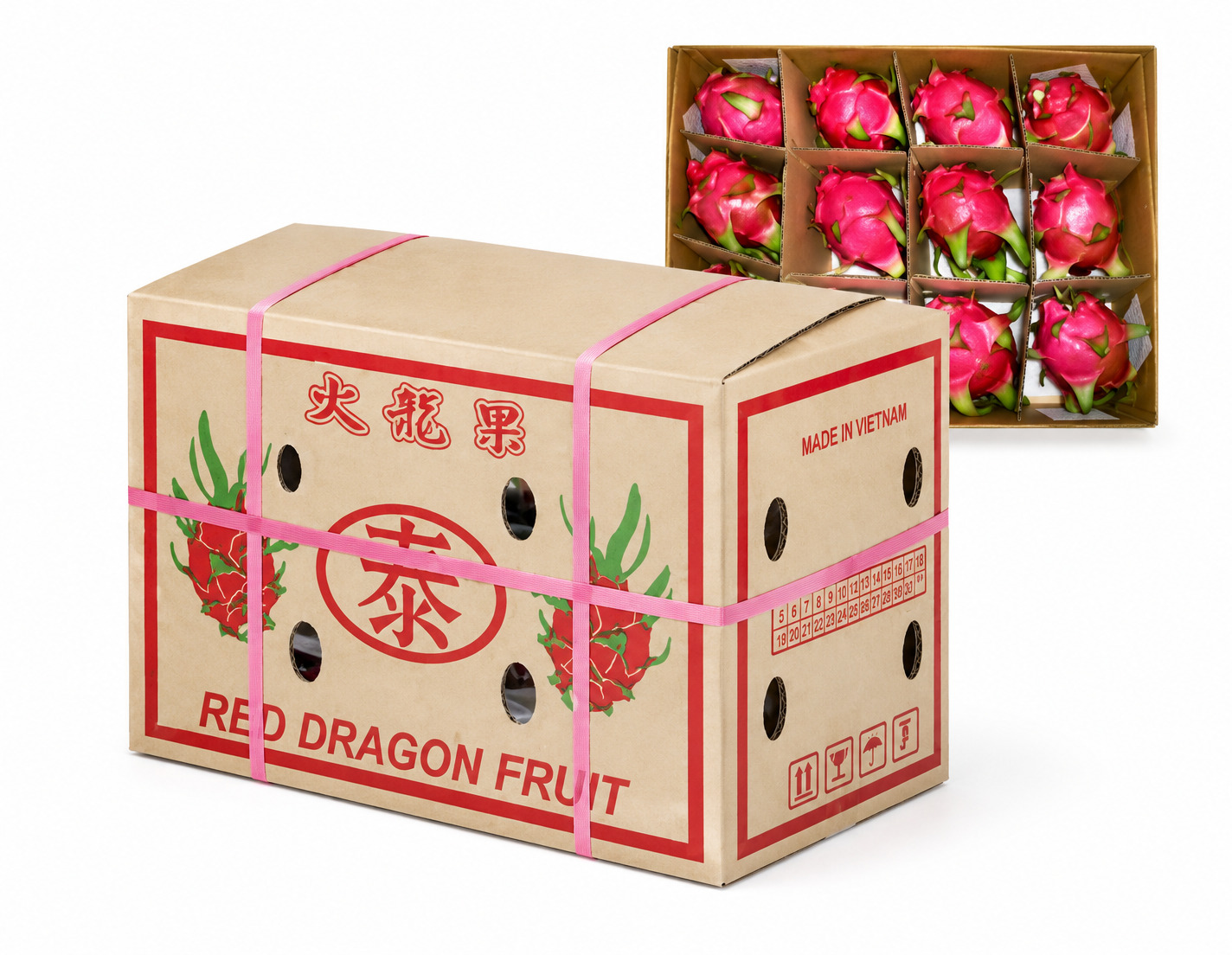 Đóng gói nông sản bằng thùng carton