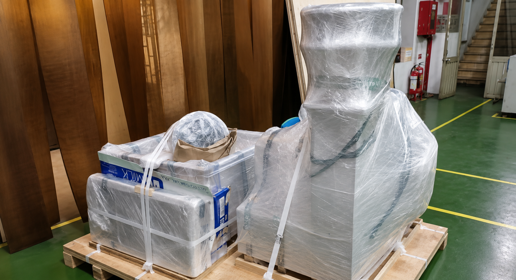 Bọc và chèn lót máy móc, thiết bị