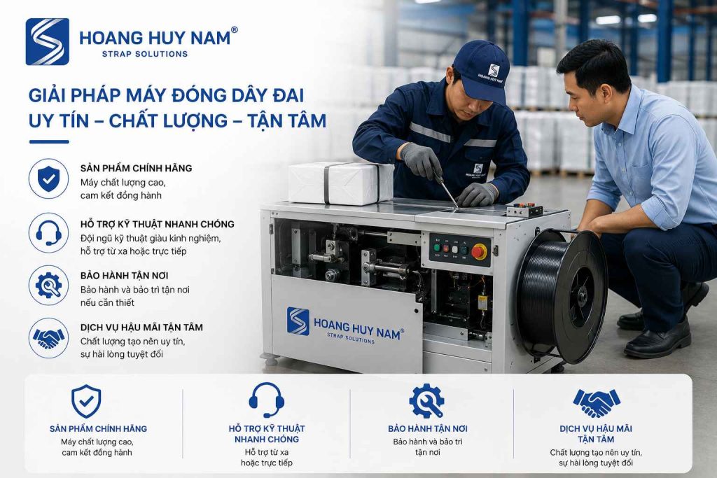 Địa chỉ cung cấp máy đóng dây đai uy tín