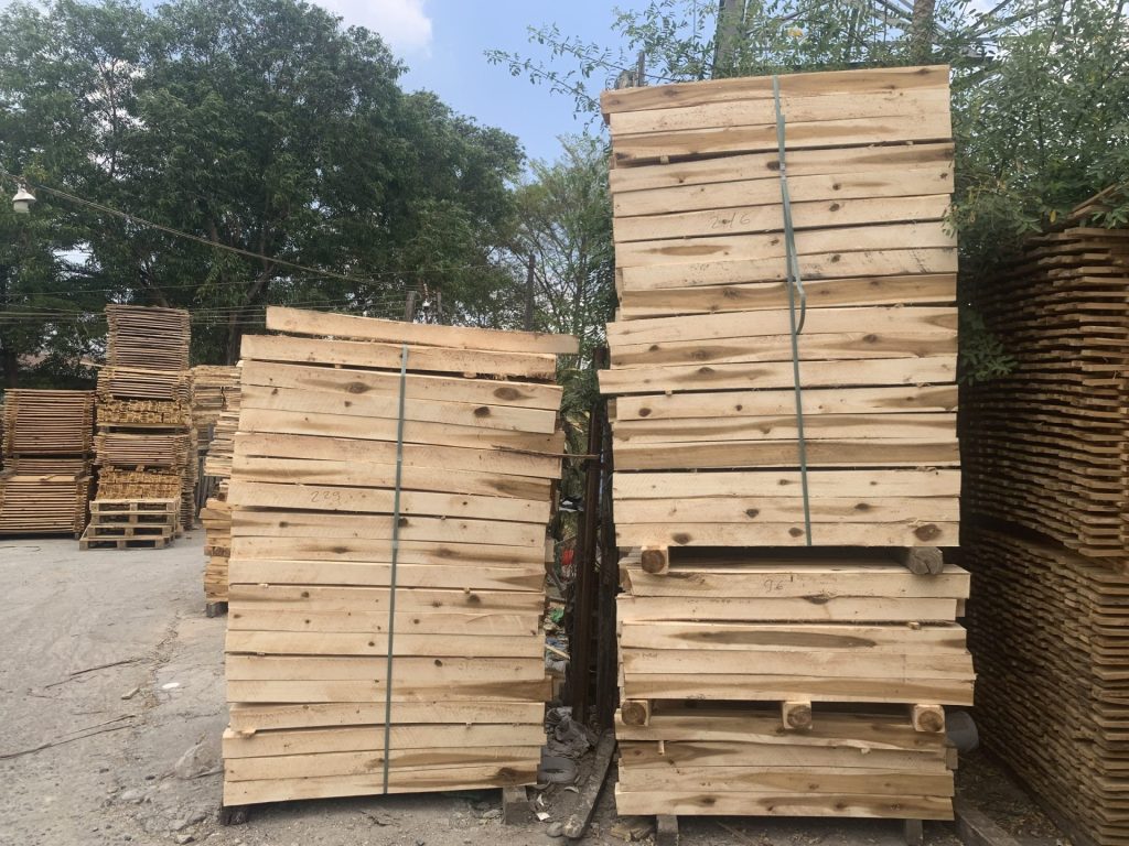 Đóng gói nông sản trên pallet