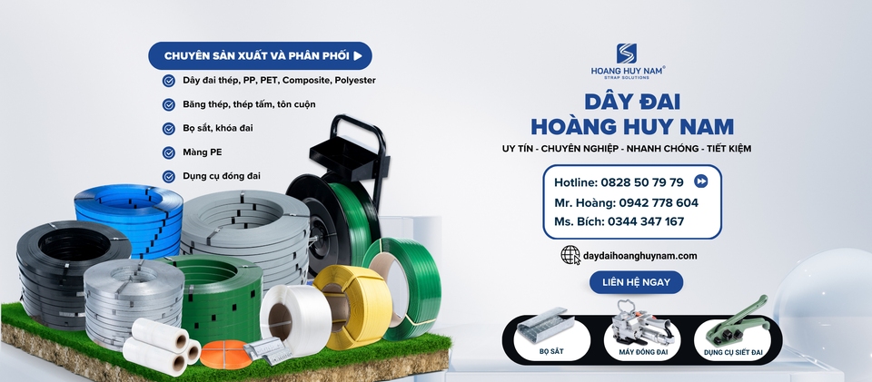 Hoàng Huy Nam - Cung cấp các loại dây chằng thùng phi hóa chất chất lượng cao
