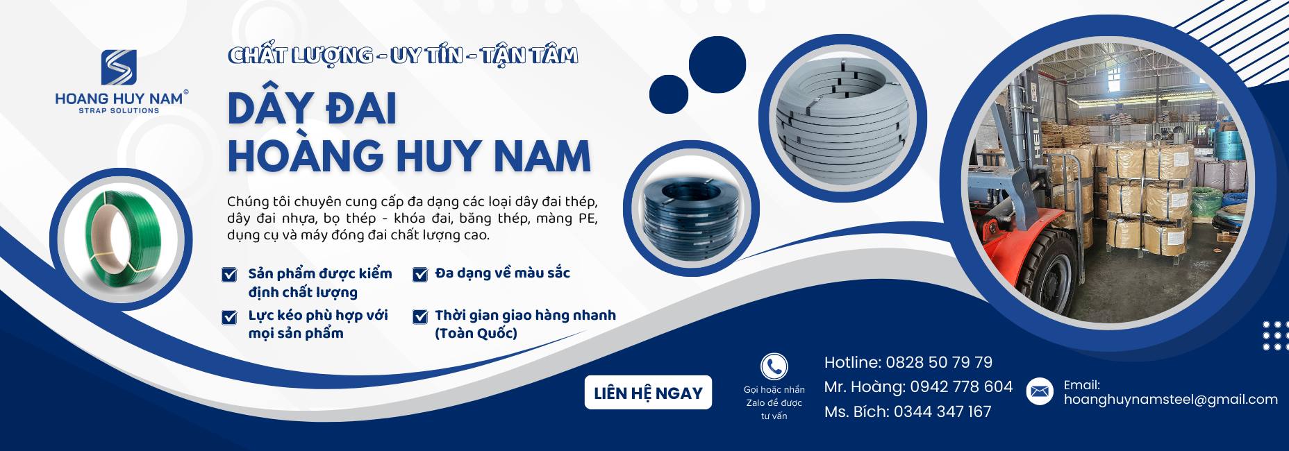 Hoàng Huy Nam - Đơn vị cung cấp dây đai đạt chuẩn