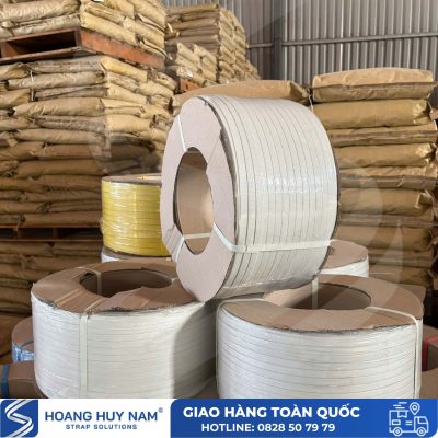 Dây đai PP tái sinh trắng sữa