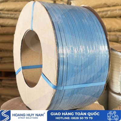 Dây đai PP tái sinh xanh dương