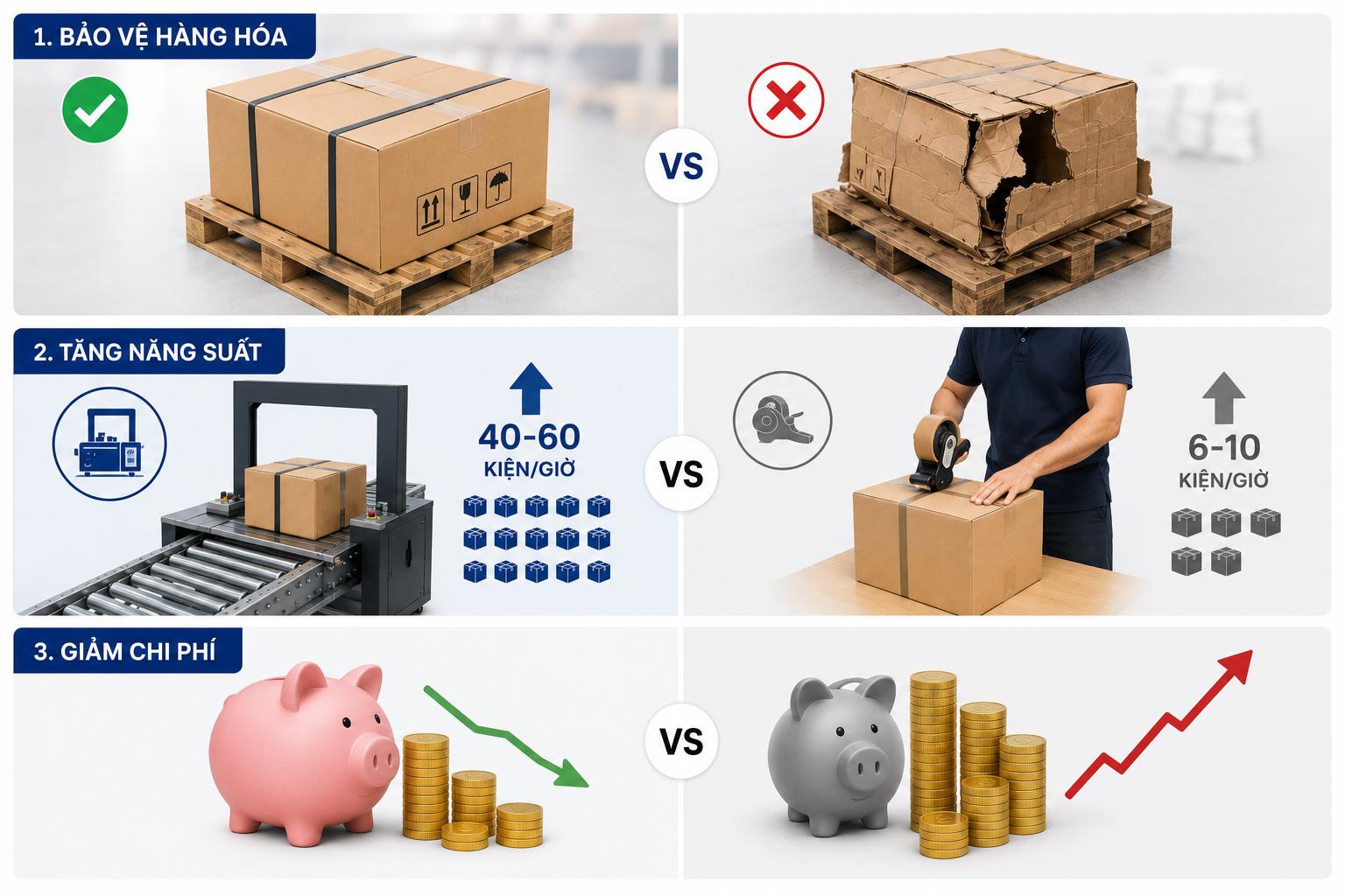 Tối ưu hoá quy trình đóng gói 