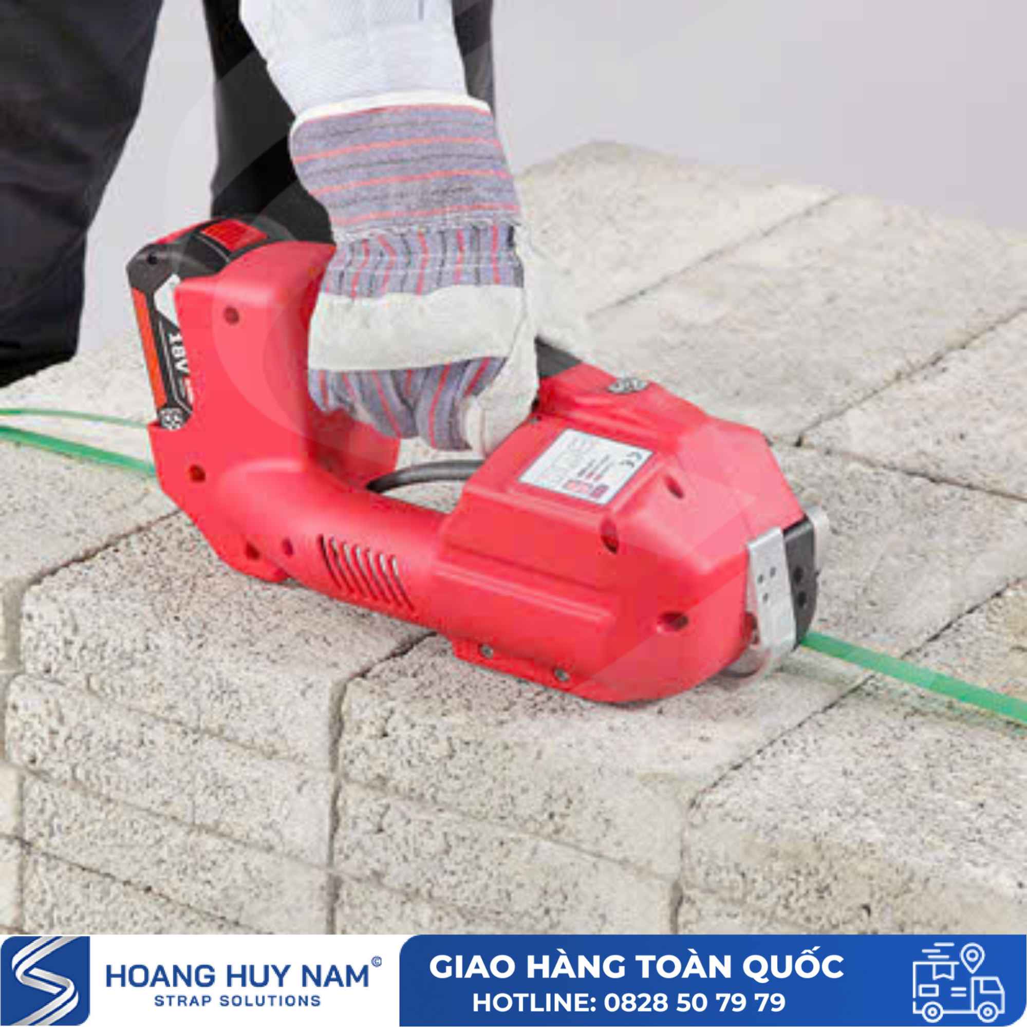 Máy đóng đai nhựa dùng pin H-45L