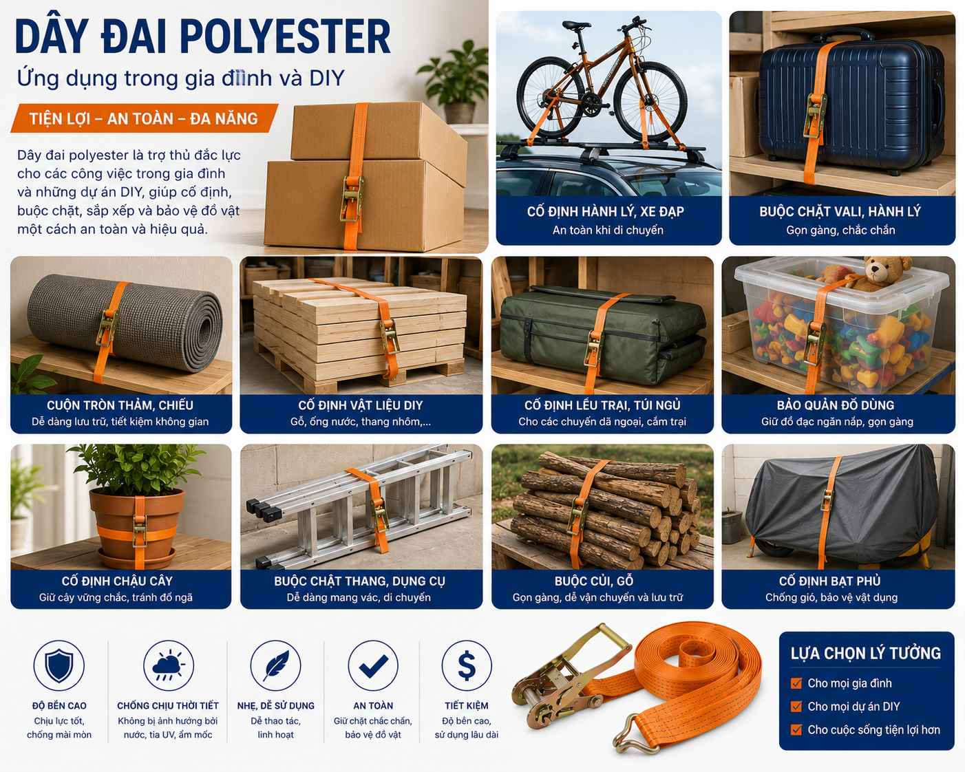 Ứng dụng trong gia đình và DIY