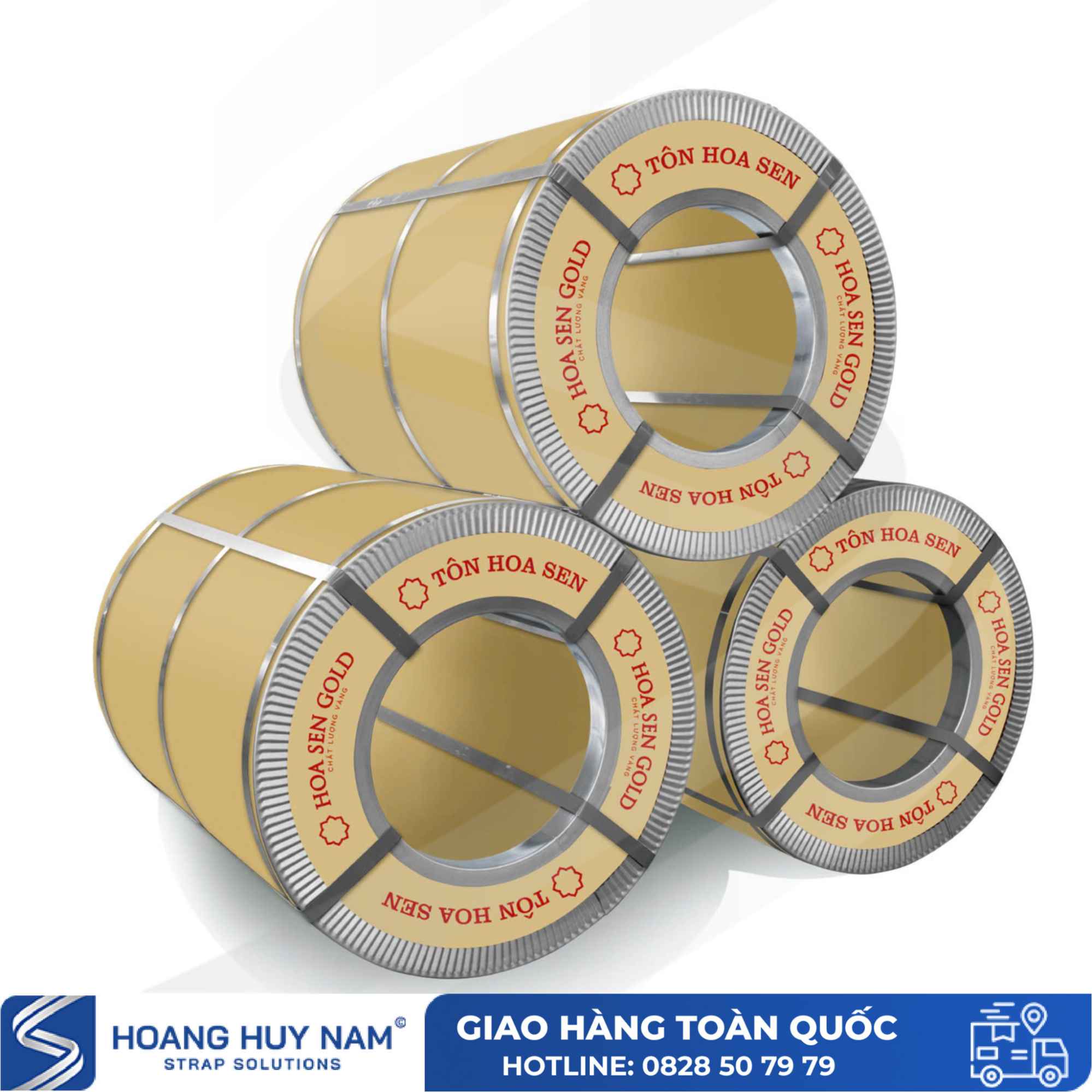 Ứng dụng dây đai thép trong đóng gói tôn cuộn thực tế