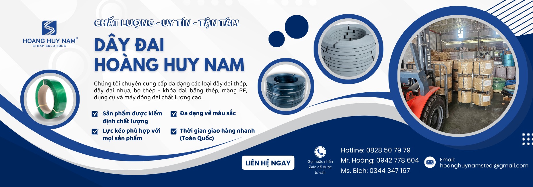 Dây đai chính hãng tại Hoàng Huy Nam