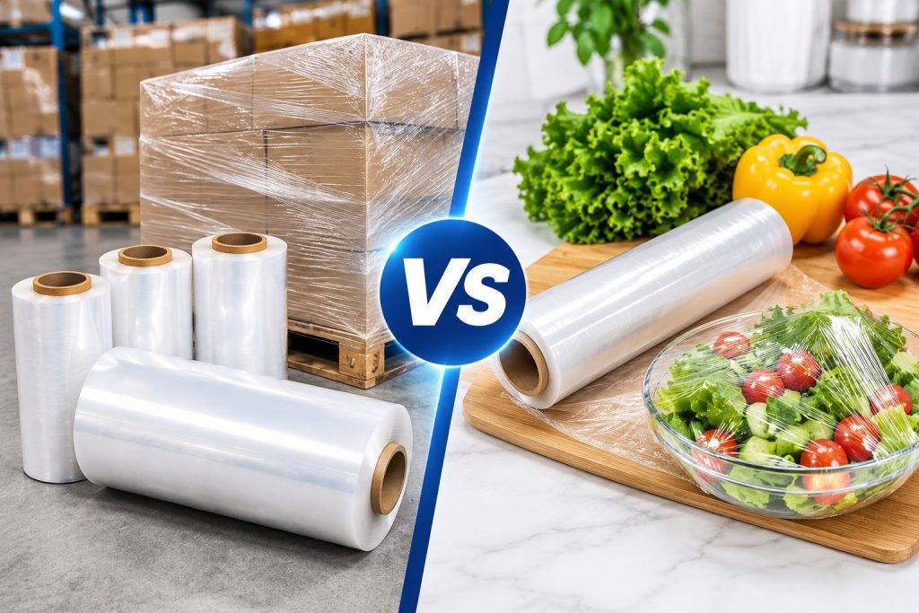 Màng PE công nghiệp và màng bọc thực phẩm
