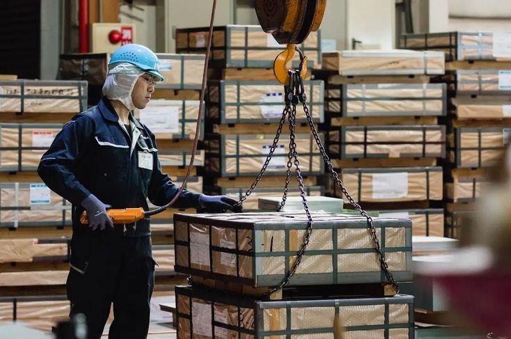 Pallet được gia cố chắc chắn bằng dây đai chất lượng