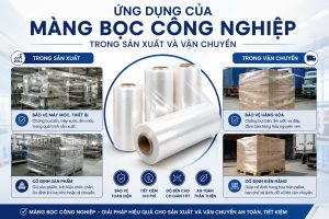 Các loại màng bọc công nghiệp giá tốt chuyên dùng trong sản xuất và vận chuyển